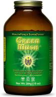 healthforce superfoods green mush: 10 oz superfood blend for animals - digestion support, certified vegan, kosher, gluten free logo