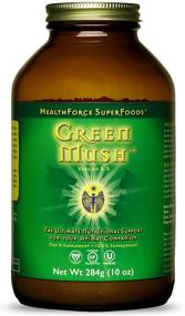 img 4 attached to Здоровое питание HealthForce SuperFoods Green Mush: смесь суперфудов 10 унций для животных - поддержка пищеварения, сертифицированное веганство, кашрут, без глютена.