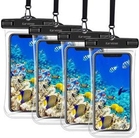 img 4 attached to Waterproof Karvense Cellphone Swimming Snorkeling Cell Phones & Accessories