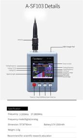 img 2 attached to 📶 Upgrade Version of SF401: Anysecu SF-103 A-SF103 Portable Frequency Counter (2MHz - 2.8GHz) for Two Way Radio