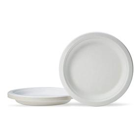 img 2 attached to 🍽️ AmazonBasics 7 Inch Compostable Plates