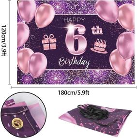 img 2 attached to PAKBOOM Happy Birthday Banner Backdrop Event & Party Supplies in Decorations