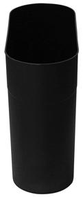 img 3 attached to 🗑️ HMQCI 3 Gallon Plastic Rectangular Small Trash Can Wastebasket in Black (5.9"/12.6"/10.6") - Garbage Container Bin Ideal for Compact Spaces