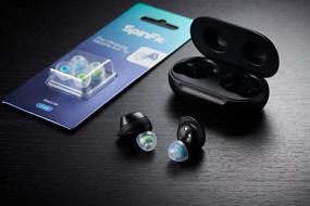 img 1 attached to 🎧 SpinFit CP360 Silicone Eartips (L/M) - Replacement for True Wireless Earbuds, Compatible with WF-1000 XM4, Beats Studio Buds, OnePlus Buds Pro, and More (2 Pairs) - Nozzle Diameter: 4-5.5mm