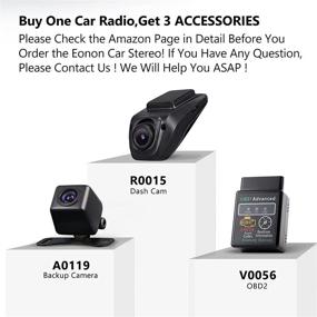 img 1 attached to 🚗 Revolutionize Your Ride with the 2021 Newest-Android Car Stereo Android 10 - Eonon Car Radio for BMW 3 Series - Carplay/Android Auto/WiFi/Fast Boot/Backup Camera - 7 Inch-GA9450