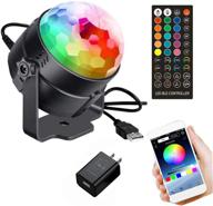 🎉 ledble disco ball light | bluetooth mobile app control | sound activated usb disco light with remote control | led disco lights for parties, rooms, cars, kids dance, karaoke, dj shows, clubs, bars, pubs... логотип