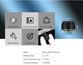img 1 attached to Jansite USB Android система мониторинга давления в шинах TPMS приемник для автомобиля 🚗 со внешними датчиками монитора и сигнализацией - Совместимо с DC 5V - Android автомобильный навигационный дисплей.