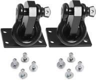 🚘 enhance your dodge ram 2500/3500 with elitewill short size front tow hooks bumper mount (2010-2019) logo