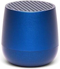 img 3 attached to Lexon MINO Portable Bluetooth Speaker - 3W - Charge With USB-C Or QI Wireless - Hands Free Call - Selfie Control - Blue