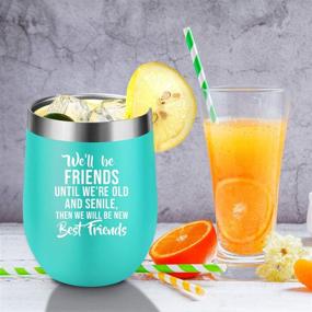 img 2 attached to 🎁 Unique Friendship Gifts for Women - Christmas & Birthday Presents for Best Friend, BFF - Coolife Wine Tumbler