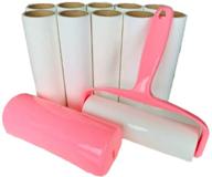 super sticky pet hair lint rollers - extra long, large refills for clothes - 660 sheets total logo