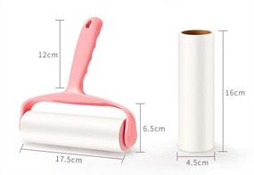 img 3 attached to Super Sticky Pet Hair Lint Rollers - Extra Long, Large Refills for Clothes - 660 Sheets Total