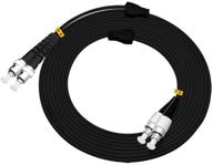 jeirdus 5m fc to st outdoor armored duplex 9/125 sm fiber optic cable jumper optical patch cord singlemode 5meters 16ft fc-st logo