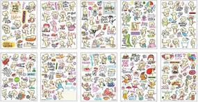 img 3 attached to PPAPPAPPIYO Cute CAT Planner Sticker Pack - Decorate Your Journals, Calendars, 🐱 and Weekly Schedules with 10 Sheets of Adorable 4 X 5.5 Inch Stickers