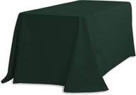 linentablecloth 132 inch rectangular polyester tablecloth logo