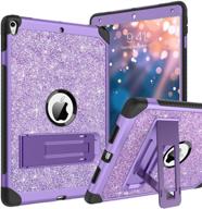 bentoben ipad air 3 case 2019, ipad pro 10.5 case: heavy duty & glittery purple tablet cover for 3rd gen girls, women, kids logo