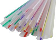 cucinaprime striped bubble straws inches logo