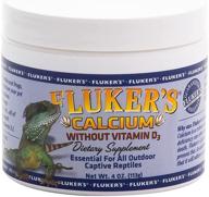 vitamin d3 free calcium supplement for reptiles by fluker's logo