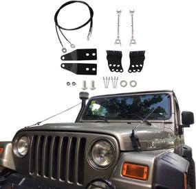 img 2 attached to 🚙 MFC Jeep Wrangler Limb Risers Kit - Compatible with TJ 1997-2006 and JL 2018-2019 Models - Perfect for Protecting Your Vehicle Against Obstacles During Off-Roading Adventures