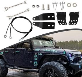 img 4 attached to 🚙 MFC Jeep Wrangler Limb Risers Kit - Compatible with TJ 1997-2006 and JL 2018-2019 Models - Perfect for Protecting Your Vehicle Against Obstacles During Off-Roading Adventures