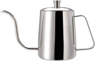 ☕ jucoan 20 oz small pour over coffee kettle: premium stainless steel gooseneck tea kettle for perfectly drip brewing hot tea or coffee logo