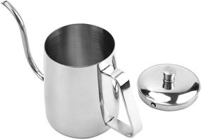 img 1 attached to ☕ Jucoan 20 oz Small Pour Over Coffee Kettle: Premium Stainless Steel Gooseneck Tea Kettle for Perfectly Drip Brewing Hot Tea or Coffee