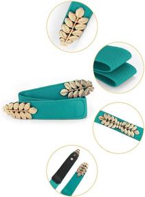 img 3 attached to Uxcell Shaped Interlocking Buckle Stretch Women's Accessories