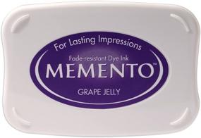 img 1 attached to Tsukineko Grape Jelly Full-Size Memento Inkpad with Fade-Resistant Formula