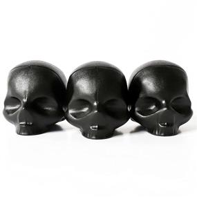 img 4 attached to 💀 Rebels Refinery Skull-Shaped Lip Balm Bundle - Black - Mint, Vanilla & Passion Fruit: Moisture and Flavor for Your Lips