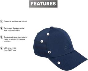 img 3 attached to 🧢 adidas Gameday Performance Stretch Fit Structured Cap