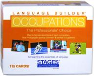 📚 language builder occupation, career & community helper picture flashcards for autism education and aba therapy - stages learning materials photo cards логотип