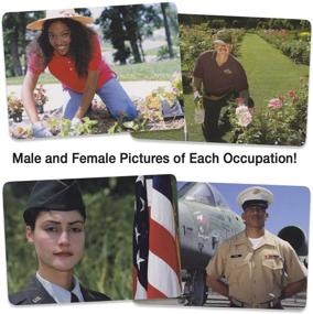 img 1 attached to 📚 Language Builder Occupation, Career & Community Helper Picture Flashcards for Autism Education and ABA Therapy - Stages Learning Materials Photo Cards