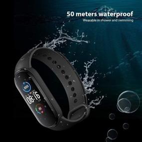 img 3 attached to 📱 2020 New Model Smart Watch for Men and Women, Fitness Tracker with Blood Pressure Monitor, Blood Oximeter, and Heart Rate Monitor - Waterproof and Compatible with iPhone/Samsung/Android Phones