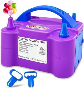 img 4 attached to 🎈 Chamvis Electric Balloon Pump - 110 600W Balloon Inflator/Blower Pump: Fast & Easy Balloon Filling for Arch, Garland & Party Decorations