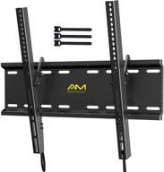 📺 premium tilting tv wall mount bracket for 23-55 inch led lcd oled flat screen/curved tvs - holds up to 115lbs - easy installation with all hardware included - max vesa 400x400mm - appsmtk1 logo