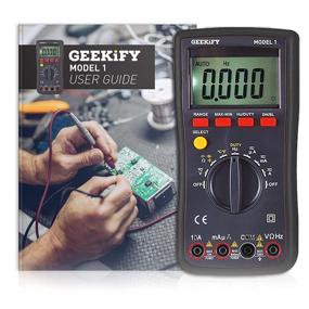 img 3 attached to Geekify Model-1 Digital Multimeter: True RMS 6000 Counts Auto-Ranging Tool Kit with 87-Page Manual - Voltage, Current, Frequency, Resistance Tester