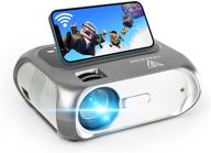 📽️ verratek lumavision wifi mini projector: full hd 1080p supported, portable outdoor projector with 5000 lumens, supports tv stick, pc, laptops, phones, dvd, usb, aux, av logo