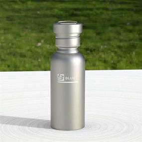 img 4 attached to 🚰 BLUU Ultralight Titanium Safe Water Bottles - Ideal for outdoor camping, hiking adventures - Available in 430/600/750/820 mL sizes