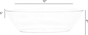 img 3 attached to Impressive Creations Plastic Salad Bowl: Enhancing Food Service Equipment & Supplies