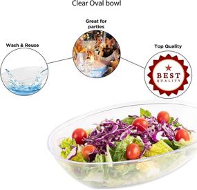 img 2 attached to Impressive Creations Plastic Salad Bowl: Enhancing Food Service Equipment & Supplies