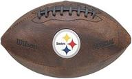 pittsburgh steelers color football 9 inches logo