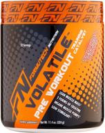 volatile pre workout powder by formutech nutrition | enhanced muscle pumps and lean muscle 💥 mass | dual creatine blend | low stimulant formula | tropical punch flavor | 32 servings logo