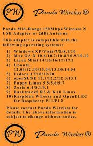 img 3 attached to 🐼 Беспроводной адаптер Panda N USB со скоростью 150 Мбит/с и улучшенной антенной 2dBi на средние расстояния