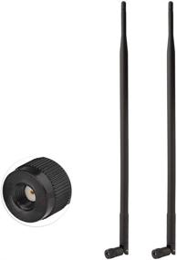 img 2 attached to 📶 Enhanced 4G LTE Antenna by Eightwood - 9dbi RP-SMA Male Antenna for Spypoint Link Cellular Hunting Wildlife Game Trail Cameras (2-Pack)