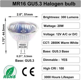 img 1 attached to Vinaco Dimmable Brightness Landscape Lifespan