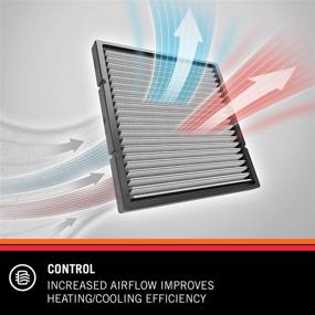 img 2 attached to 🚗 K&amp;N Premium Cabin Air Filter: High Performance, Washable, Clean Airflow for Select 2007-2019 Hyundai/Kia Models (i20 II, I30, Elantra, cee d, K3, Carens, Forte, Rondo) VF2037