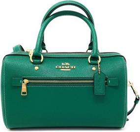 img 4 attached to 👜 Stylish and Functional: Coach Rowan Satchel Signature Canvas Women's Handbags & Wallets