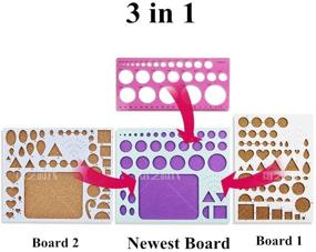 img 2 attached to 📏 YURROAD 3 in 1 Paper Quilling Template Board: The Ultimate DIY Tool