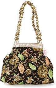 img 4 attached to Suman Enterprises Soft Bangle Potli Bag and Wristlet Hand Bag for Ladies and Girls