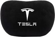 🌟 kikimo tesla pillow: customized memory car neck accessory for model 3/y/s/x, travel comfort & support, black logo